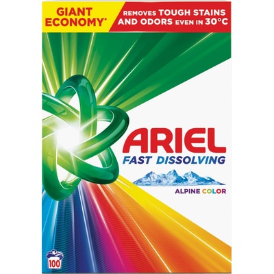Ariel Alpine Color prášok 5,5 kg 100 PD
