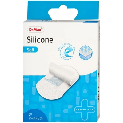 Dr. Max Silicone Plaster Ultra Sensitive 7,5 x 5 cm 5 ks