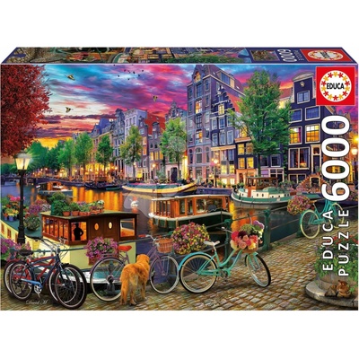 EDUCA Bicykle v Amsterdame 6000 dielov
