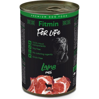 Fitmin Консерва Fitmin For Life LAMB пате 400 г