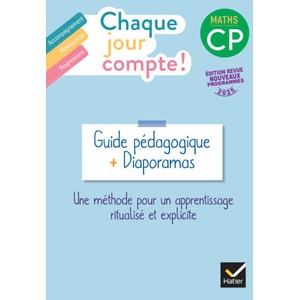 Chaque jour compte - Maths CP - Ed. 2025 - Guide bi-média avec diaporamas (2025)