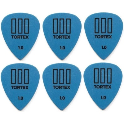 Dunlop 462R 1.00 Tortex TIII 6 Перце за китара (462R100-6PACK-SET)