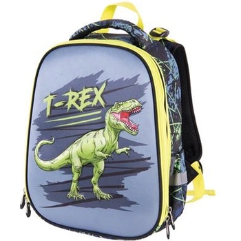 PULSE Раница, анатомична, PULSE "Anatomic Cube T-Rex", черно-зелена (122160)