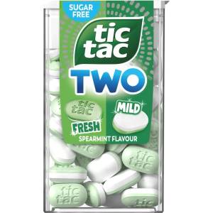 Tic Tac Tic Tac Two Spearmint с вкус на мента 38.5 г