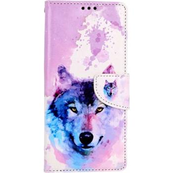Pouzdro TopQ Samsung A14 5G knížkové Polární vlk