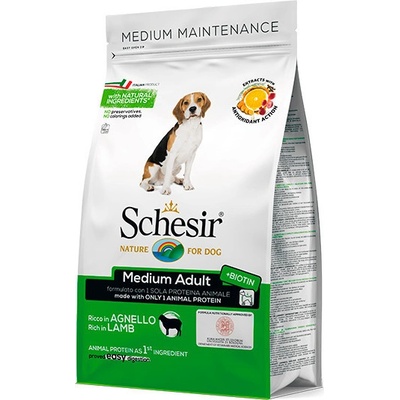 Schesir Dog Medium Adult Jahňacie s ryžou 3 kg