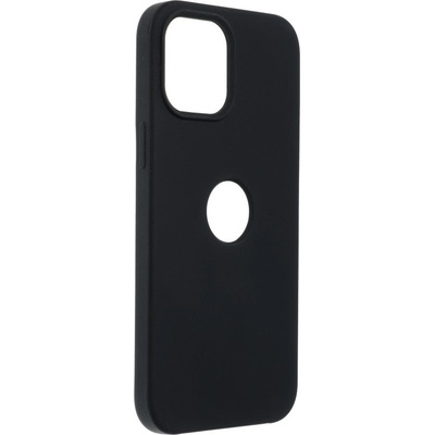 Púzdro Forcell Silicone Case iPhone 12 Pro Max čierne