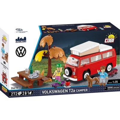 COBI 24616 Action Town Automobil Volkswagen T2a Camper