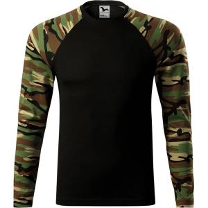 MALFINI Malfini camouflage ls 166 / Унисекс тениска - камуфлажна кафява xs (1663312)