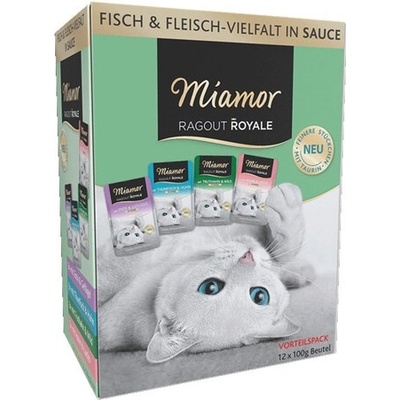 Miamor Ragout Royale s kuřecím kachním drůbežím a krůtím masem 12 x 100 g