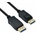 Roline Кабел Roline 11.04. 6002, DisplayPort(м) към DisplayPort(м), 2m, черен, 7680x4320@60Hz, 40 Gb/s (11.04.6002)
