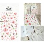 Suatelier Cherry Flower Decorative Stickers
