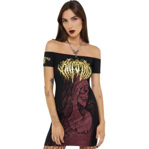 KILLSTAR Дамска рокля KILLSTAR x ALCHEMY - Arcane Rituals - Black/Red - KSRA013346