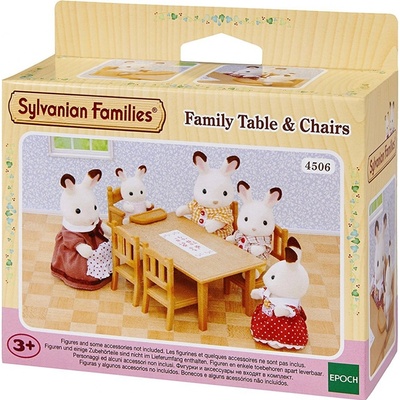Epoch 2933 Sylvanian families Nábytek jídelní stůl se židlemi