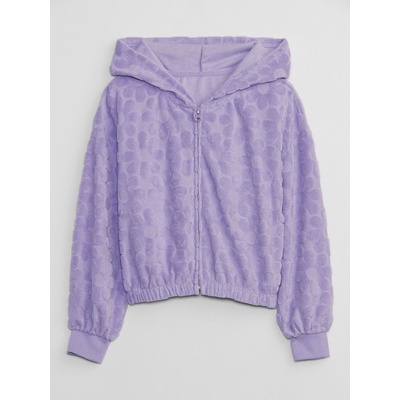 Gap 620629-01 Dětská froté mikina Fialová