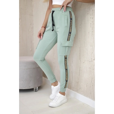 Cargo Fashion Dámske tepláky Zelená svetlo
