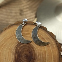 Drum Shapes KO12 Earrings Moon