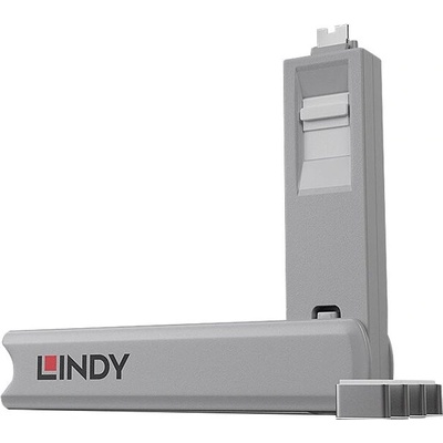 Lindy usb-c портов адаптер ключ бял (40427)
