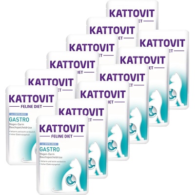 KATTOVIT Gastro пастет патица + ориз 12 x 85 г