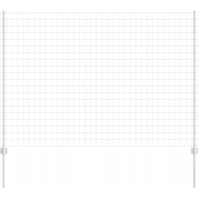 Euro plot s 10 sloupky, stříbrný, 1,6 x 10 m, Ocel