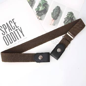 HARAHU Еластичен колан - Хаки kp22571 (22571)