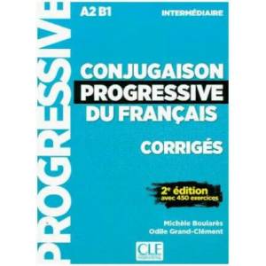 Conjugaison progressive du français, Niveau intermédiaire - 2ème édition, Corrigés (ISBN: 9783125299979)