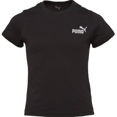 Puma ESSENTIALS 2 COLOR SMALL NO 1 LOGO TEE B Chlapecké triko černá