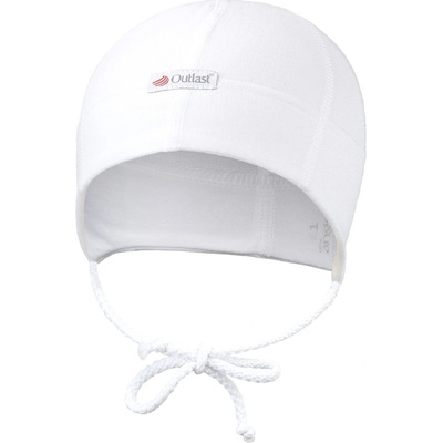 LITTLE ANGEL Čepice smyk zavazovací plochý šev Outlast® bílá – Sleviste.cz