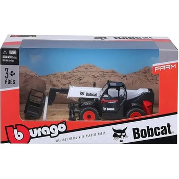 Bburago Бураго - Телескопичен товарач с платформа bobcat t40 180slp 0930807