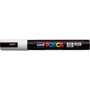 uni Декоративен маркер, 1, 8-2, 5 мм, UNI "Posca PC-5M", бял 286518000 (286518000)