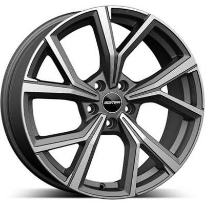 GMP MENTOR 7x17 5x112 ET45 matt anthracite diamond