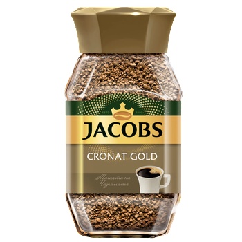 Jacobs Разтворимо кафе Jacobs Cronat Gold, 100 г (4031927-8711000513798)