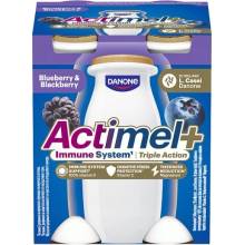 ACTIMEL Triple Action Čučoriedka Černica 4 x 100 g