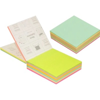 Самозалепващи листчета 75/75мм, Magic 9 цвята*25 листа 225 листа