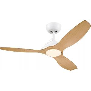 Philips Philips-LED таванен вентилатор OLAS с димер LED/24W/230V диам. 132 см бял/кафяв + ДУ (P7329)