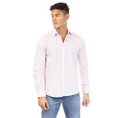 Риза Peter Werth Men's Long Sleeve Plain Shirt - Pink