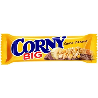 Corny Big cereální tyčinka s banány v mléčné čokoládě 50 g