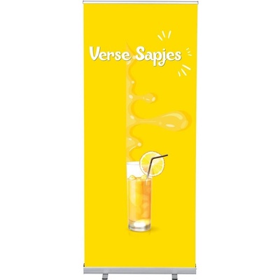 Jansen Display Set Roll-baneru Budget s vytištěným motivem, Čerstvý džus, holandsky, 870 x 2080 mm