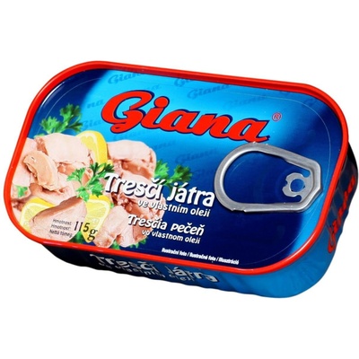 Giana Tresčia pečeň vo vlastnom oleji 115 g