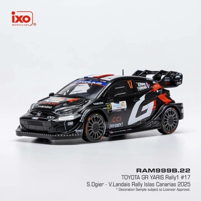 Toyota GR Yaris Rally1 Rally Islas Canarias 2025 17 Ogier Landais IXO 1:43