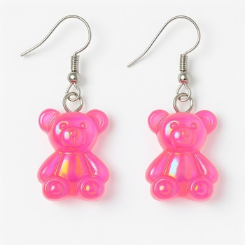 HARAHU Обеци cb-38726 - Розова kp38726 (cb-38726)