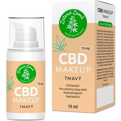 Zelená Země CBD make-up tmavý 15 ml