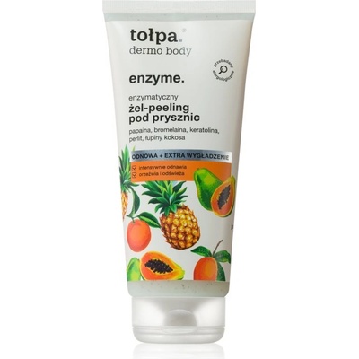 Tołpa Dermo Body enzyme telový sprchový peeling 200 ml