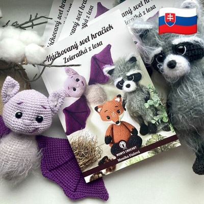 Kniha Háčkovaný svet hračiek - Zvieratká z lesa