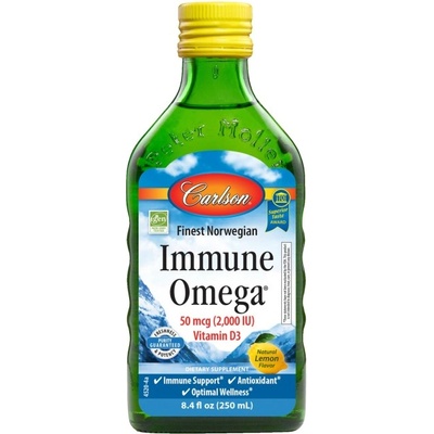 Carlson Labs Immune Omega | With Vitamin D [250 мл] Лимон