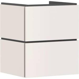 Hansgrohe Xilesa E - Шкаф за мивка, 62x53x47 см, 2 чекмеджета, матово бежово 54292780 (54292780)