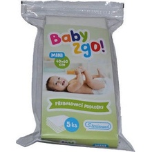 Přebal.podložka Baby2go! 40 x 60 cm/5 ks Steriwund