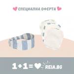 Dock&bay СПЕЦИАЛНА ОФЕРТА: Dock & Bay - Козметична лента за коса + Dock & Bay: Кърпи за лице (3 броя) 12x10см (5060668838297+5060668838334)