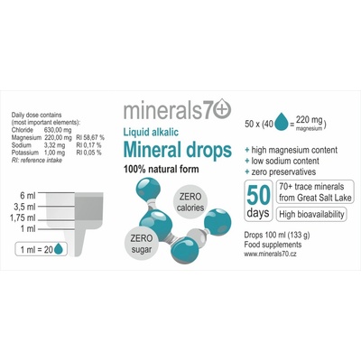 Ovonex Mineral drops 100% natural form 100 ml