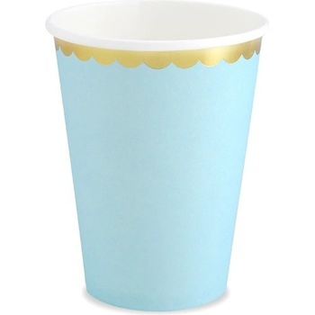 Party Deco Парти Чаши в Светло Синьо - (1 пакет / 6 бр. )